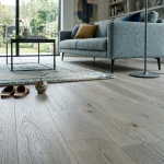PARQUET PREFINITI – Frassino 1 Strip – Verniciato Opaco Grigio – Spazzolato