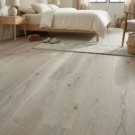 PARQUET PREFINITI – Frassino 1 Strip – Verniciato Opaco Grigio – Spazzolato