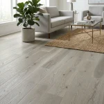 PARQUET PREFINITI – Frassino 1 Strip – Verniciato Opaco Grigio – Spazzolato