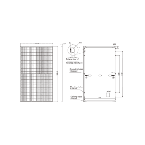Polycrystalline Silicon Soler Panel-OS-HP60-275W-295W