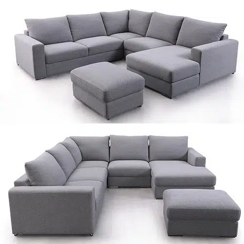 DIVANO SOFOCLE: 279 x 278 x 87cm