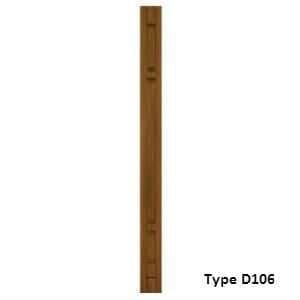 Pannello di rivestimento per blindo pantografati in legno a fibre parallele e m.d.f. idrofugo laccato, ideale per esterni