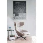 POLTRONA BACH: 75 x 98 x 100cm