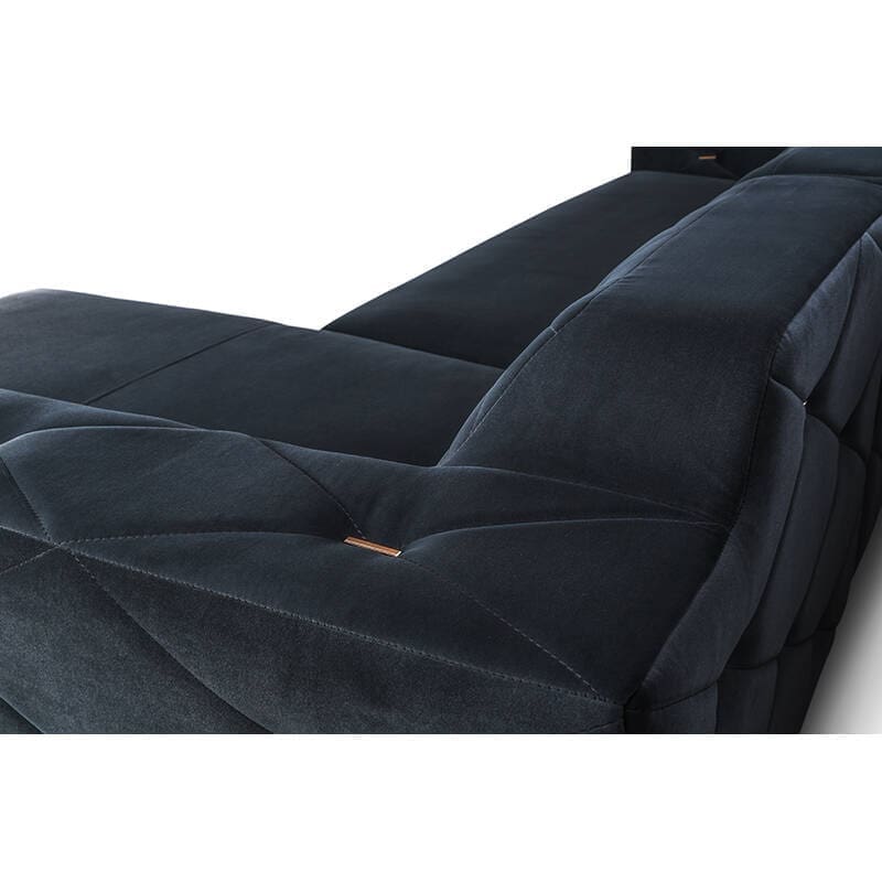 Sofà d’angolo del tessuto di progettazione di lusso della mobilia del salone di stile americano, Divano in tessuto design Chesterfield