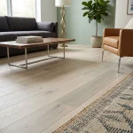 PARQUET PREFINITI – Rovere 1 Strip – Crema – Verniciato Opaco – Spazzolato