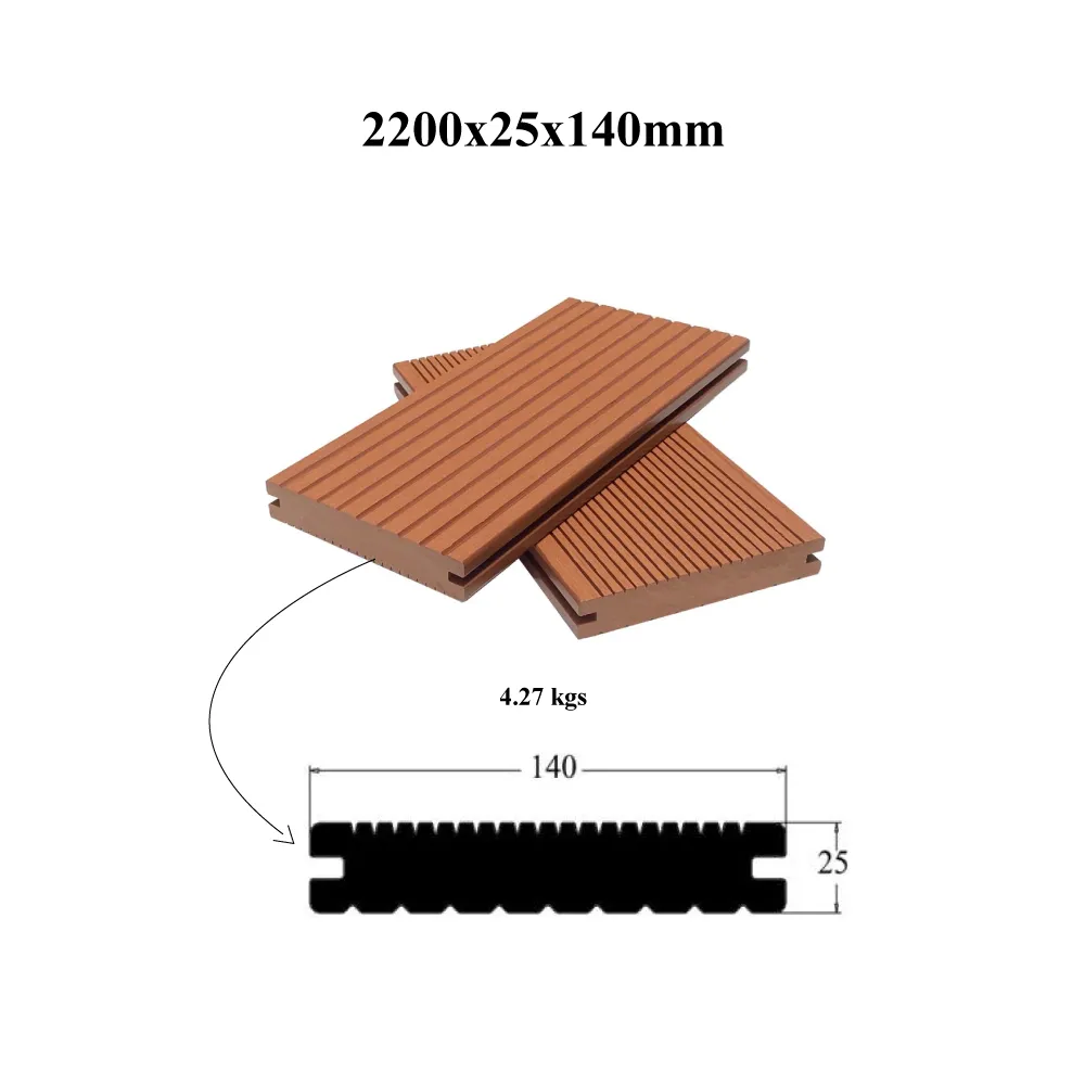 Pannello WPC in Composito Legno-Plastica Per Esterni