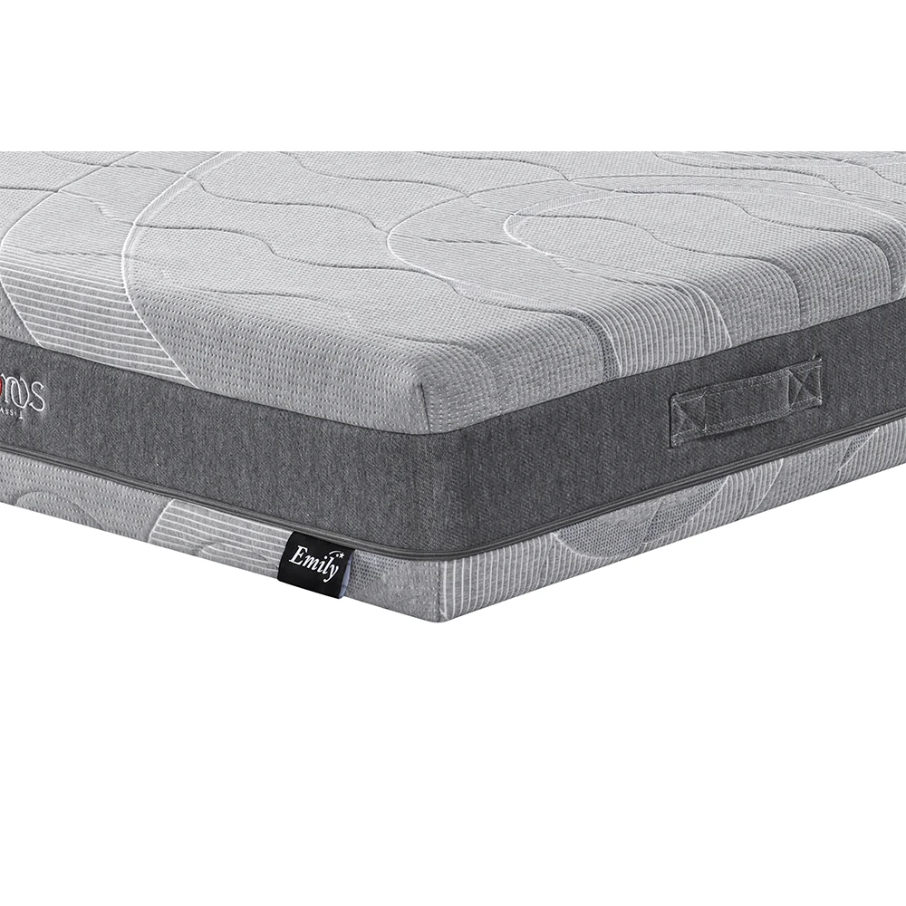 Materasso Emily a Molle Insacchettate e Memory Foam di Lusso – 90x190x25 cm | FOAM ALTO LIVELLO 5