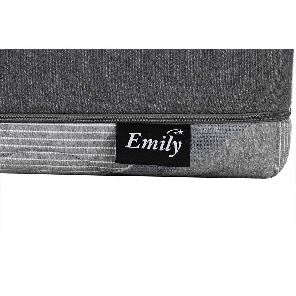 Materasso Emily a Molle Insacchettate e Memory Foam di Lusso – 90x190x25 cm | FOAM ALTO LIVELLO 5