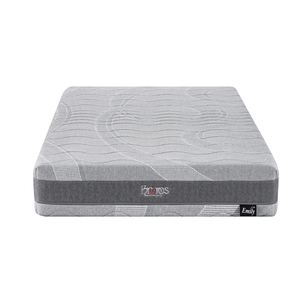 Materasso Emily a Molle Insacchettate e Memory Foam di Lusso – 90x190x25 cm | FOAM ALTO LIVELLO 5