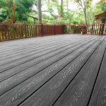 Pavimentazione WPC da Giardino e Terrazza con Venatura del Legno Profonda in Rilievo 3D, Decking Cavo