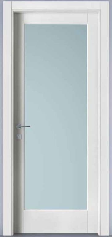 Porta Battente Laminato Capitolino con Vetro