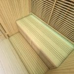 GENOVA – Sauna a Infrarossi con Design in Legno e Cristallo – 150x100x190 cm
