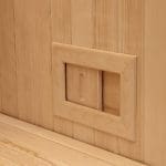 LEVANTO Sauna Finlandese – Benessere e Tecnologia Elegante – 120x120x190 cm