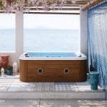 MARATEA – Minipiscina Idromassaggio Compatta e Versatile – Teak