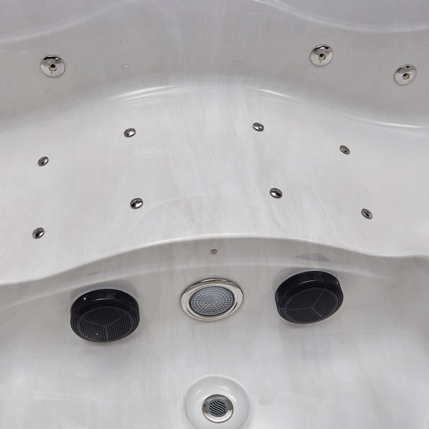 MARATEA – Minipiscina Idromassaggio Compatta e Versatile – Grey