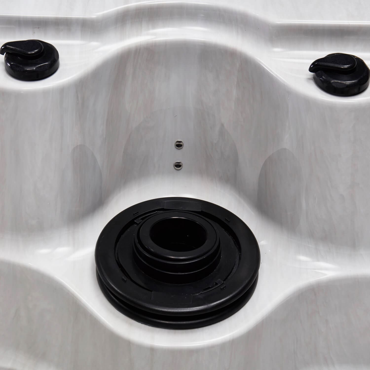 MARATEA – Minipiscina Idromassaggio Compatta e Versatile – Grey