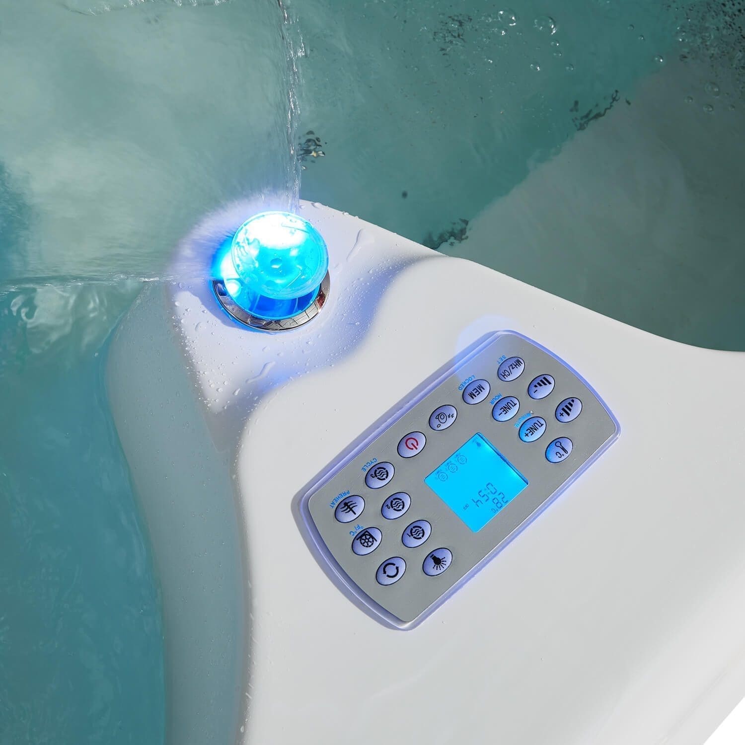 OTRANTO – Minipiscina Idromassaggio 8 Posti – Teak