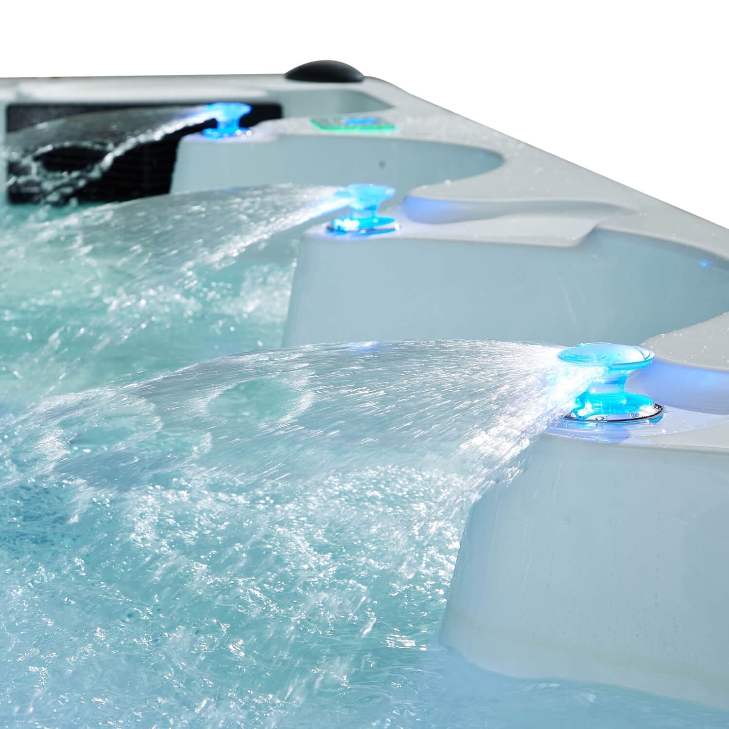 OTRANTO – Minipiscina Idromassaggio 8 Posti – Teak