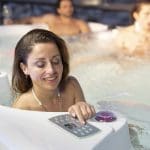 OTRANTO – Minipiscina Idromassaggio 8 Posti – Teak