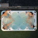 OTRANTO – Minipiscina Idromassaggio 8 Posti – Teak