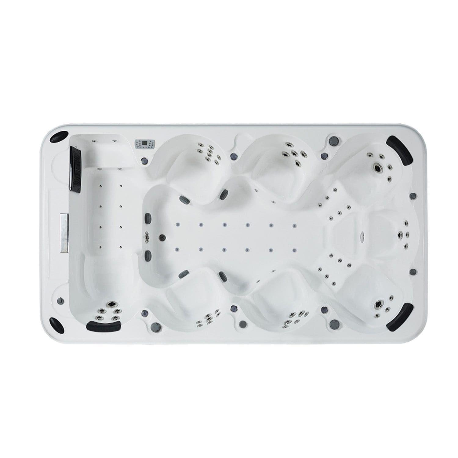 OTRANTO – Minipiscina Idromassaggio 8 Posti – Teak