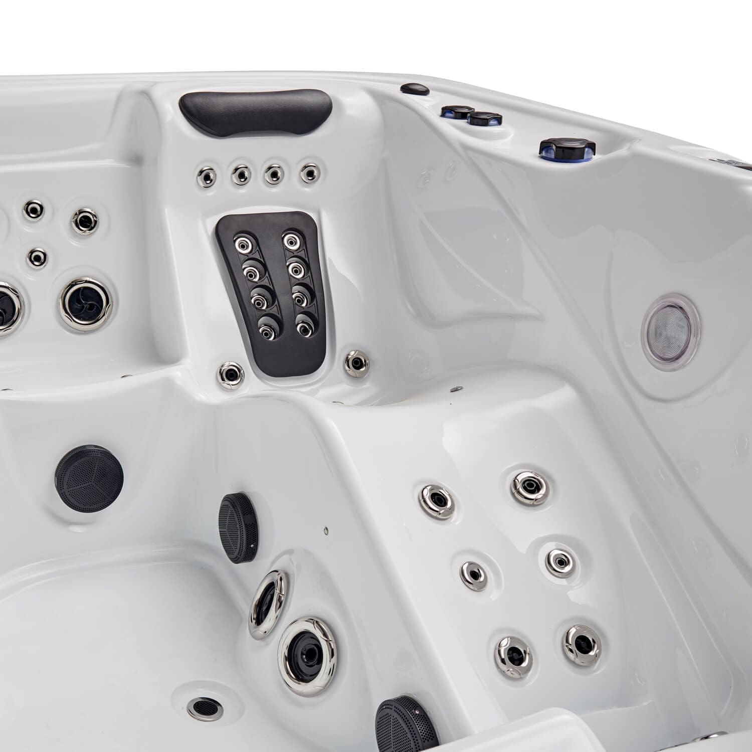 PONZA – Idromassaggio di Lusso con Cromoterapia – Grey