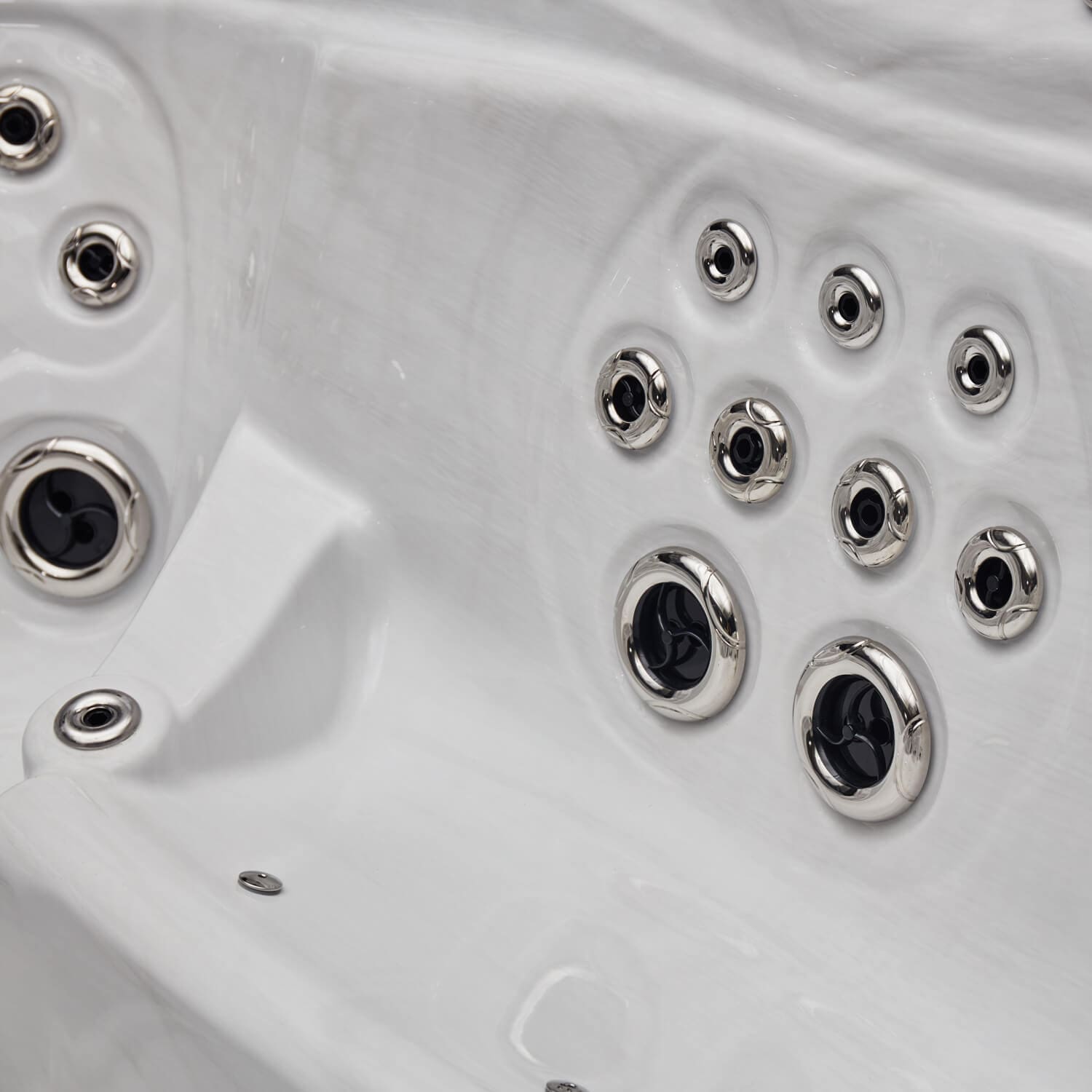 PONZA – Idromassaggio di Lusso con Cromoterapia – Grey