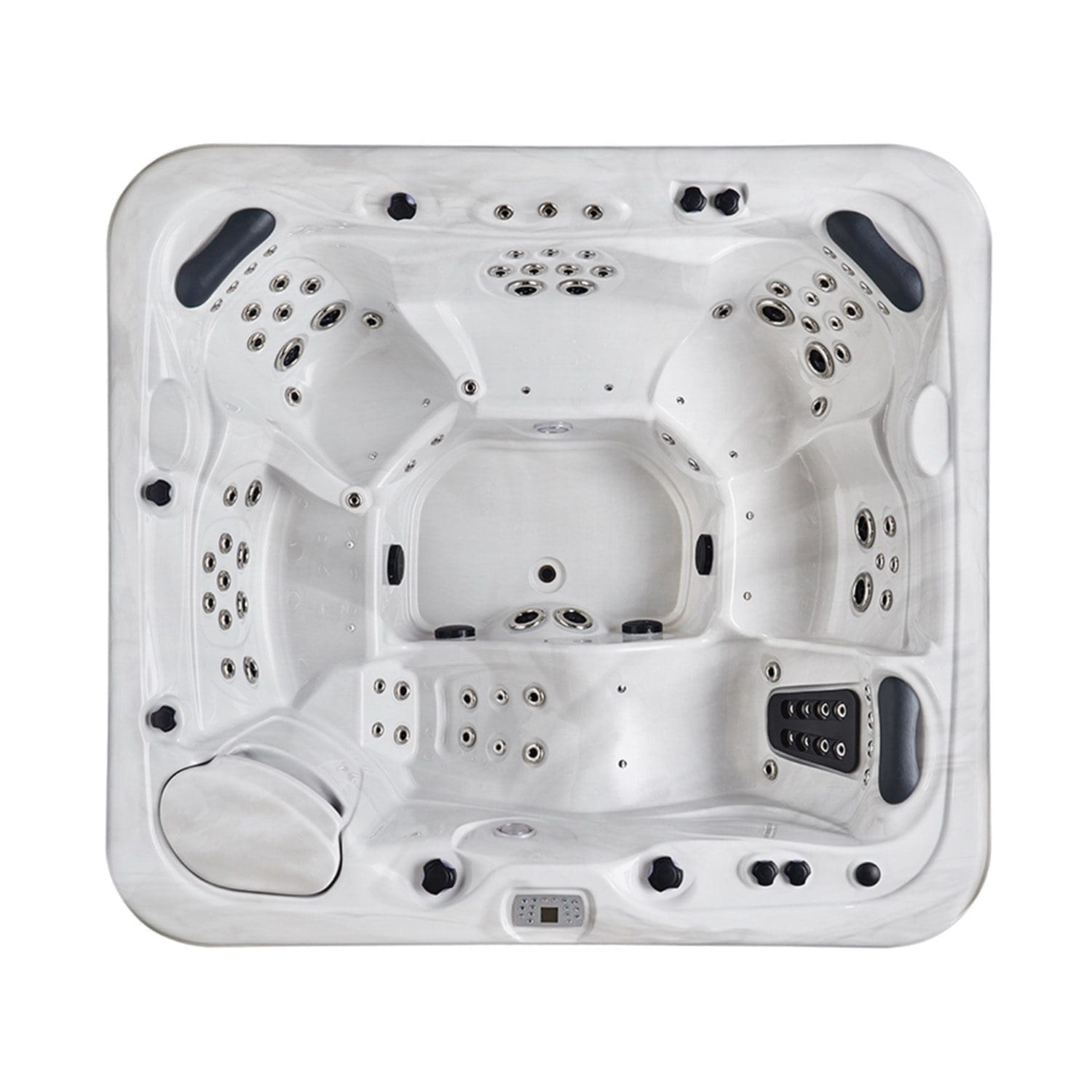 PONZA – Idromassaggio di Lusso con Cromoterapia – Grey