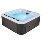 TAORMINA – Minipiscina Idromassaggio per Benessere e Relax – Teak