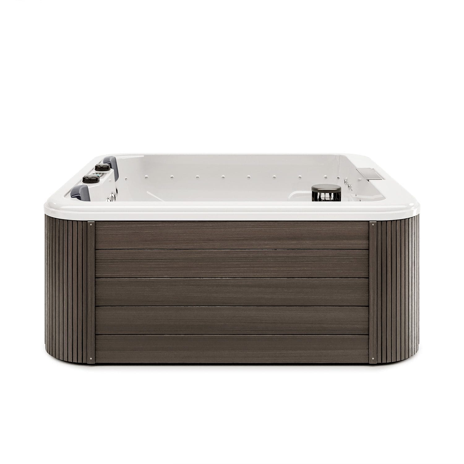 TAORMINA – Minipiscina Idromassaggio per Benessere e Relax – Teak