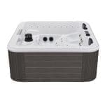 TAORMINA – Minipiscina Idromassaggio per Benessere e Relax – Teak