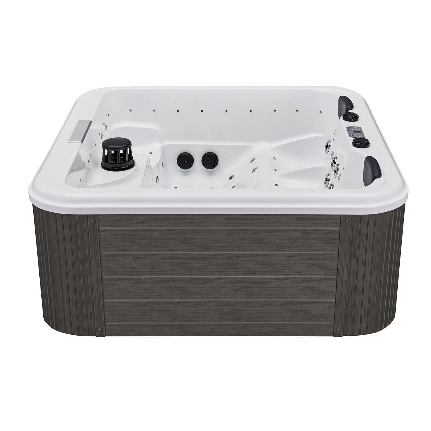 TAORMINA – Minipiscina Idromassaggio per Benessere e Relax – Teak