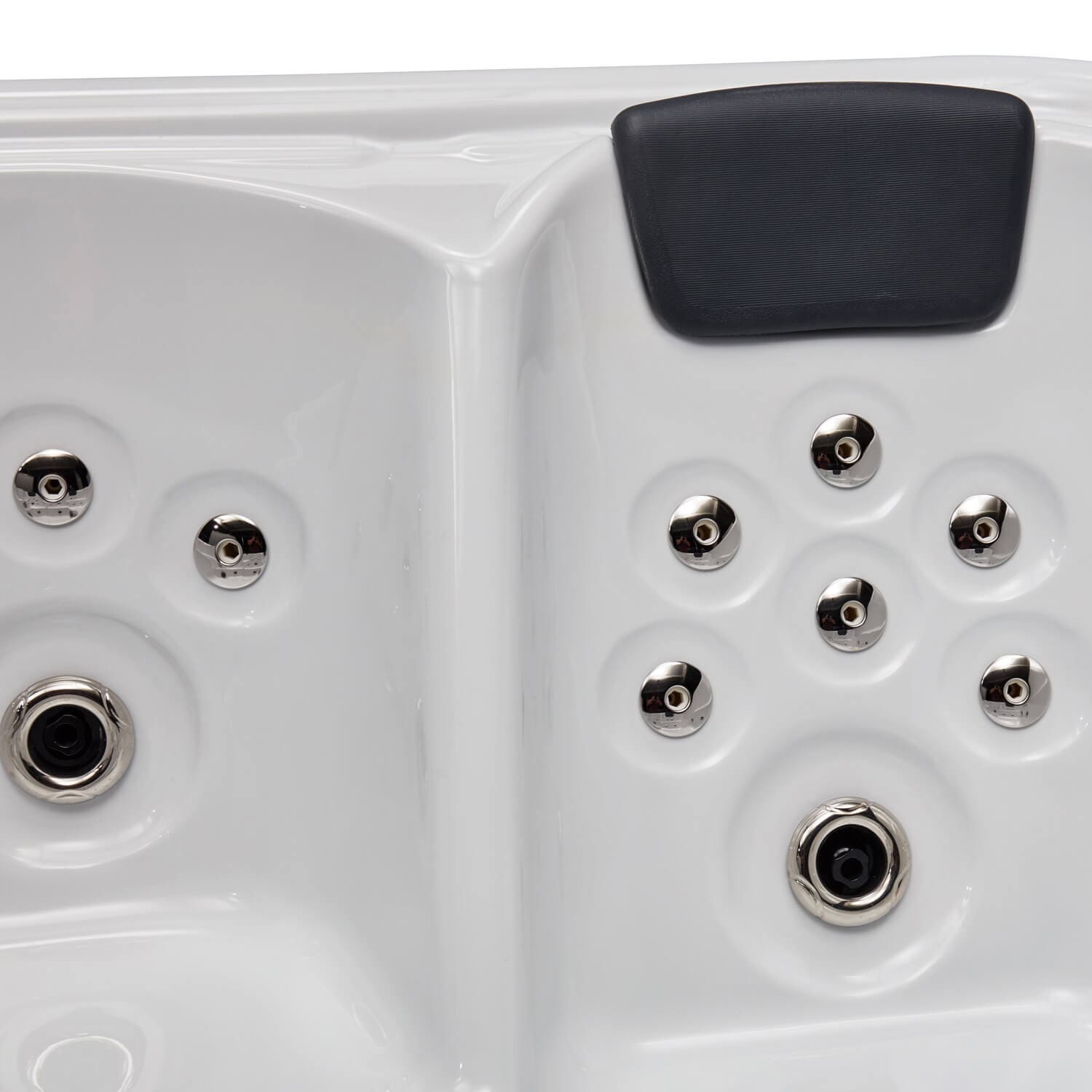 VIESTE – Minipiscina Compatta con Idromassaggio – Coffee