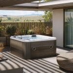 VIESTE – Minipiscina Compatta con Idromassaggio – Grey