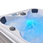 VIESTE – Minipiscina Compatta con Idromassaggio – Grey