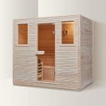 RIMINI Sauna Finlandese – Tecnologia Avanzata e Comfort – 200x135x190 cm