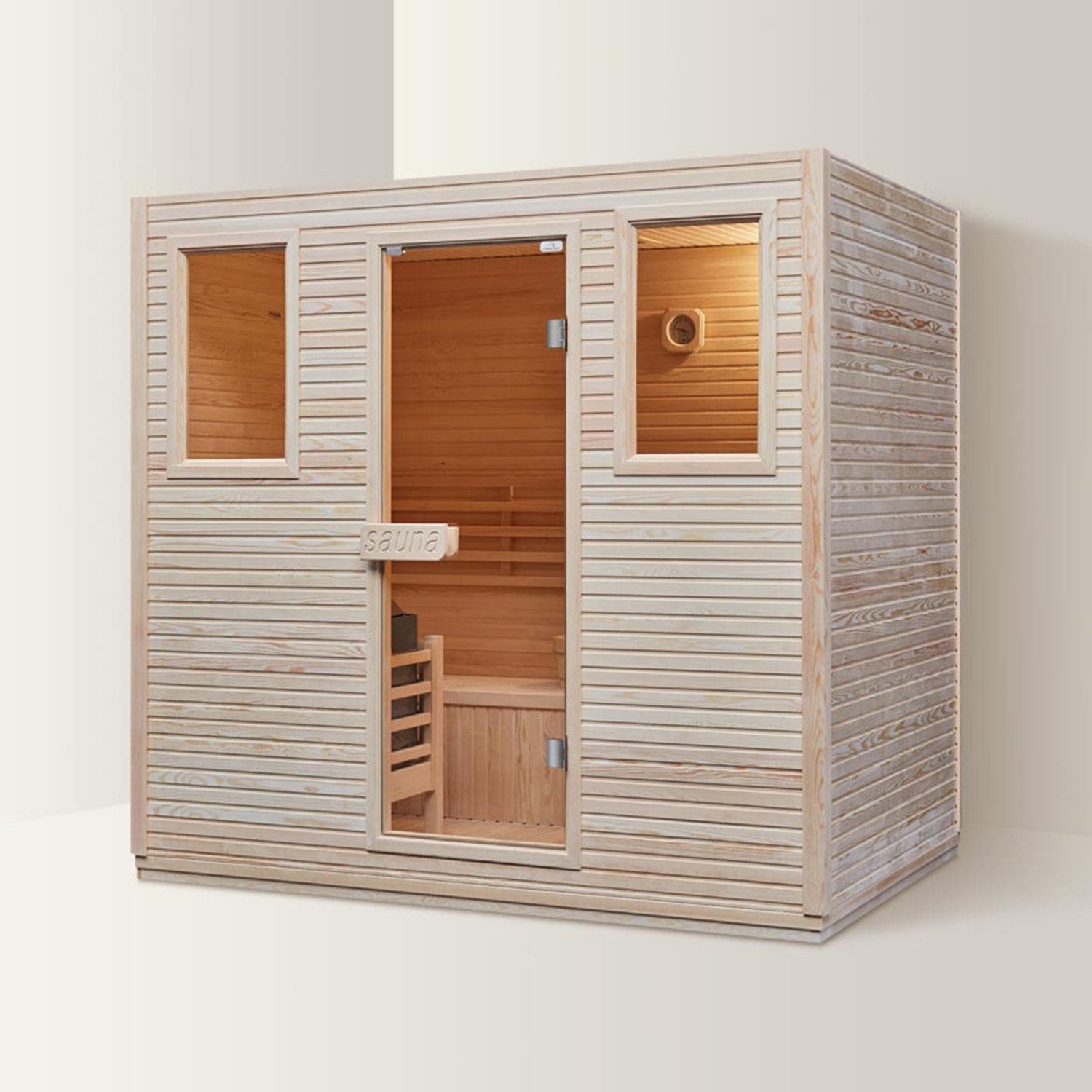 RIMINI Sauna Finlandese – Tecnologia Avanzata e Comfort – 200x135x190 cm