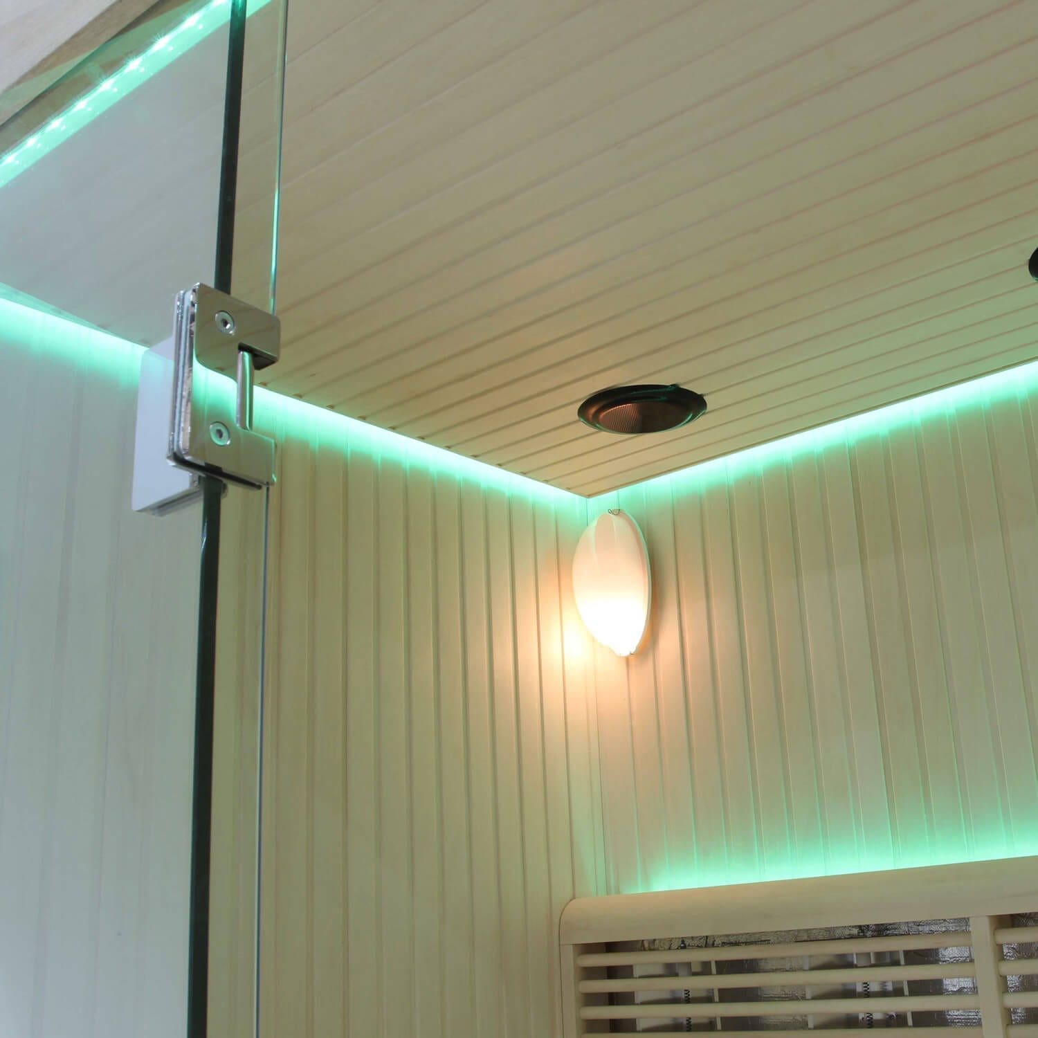 SCILLA – Sauna a Infrarossi con Cromoterapia e Bluetooth – 150x105x190 cm