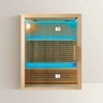 SCILLA – Sauna a Infrarossi con Cromoterapia e Bluetooth – 150x105x190 cm
