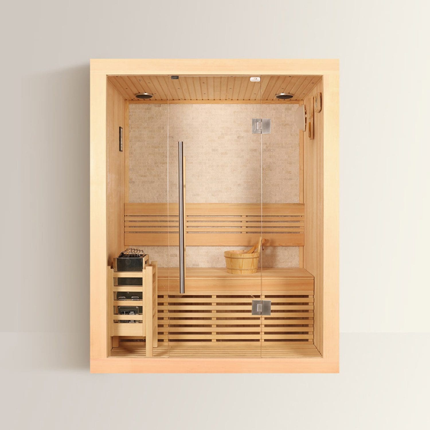 TROPEA Sauna Finlandese – Benessere e Design Elegante – 180×105×190 cm