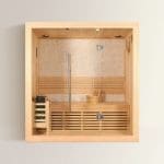 TROPEA Sauna Finlandese – Benessere e Design Elegante – 120×105×190 cm