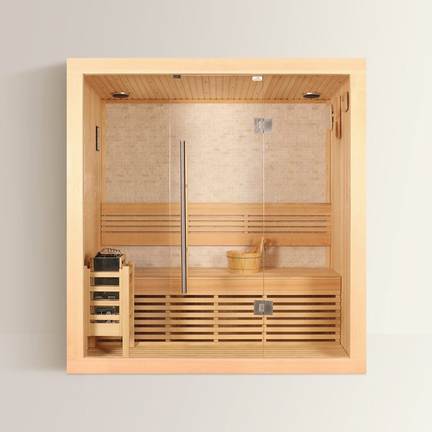 TROPEA Sauna Finlandese – Benessere e Design Elegante – 180×105×190 cm