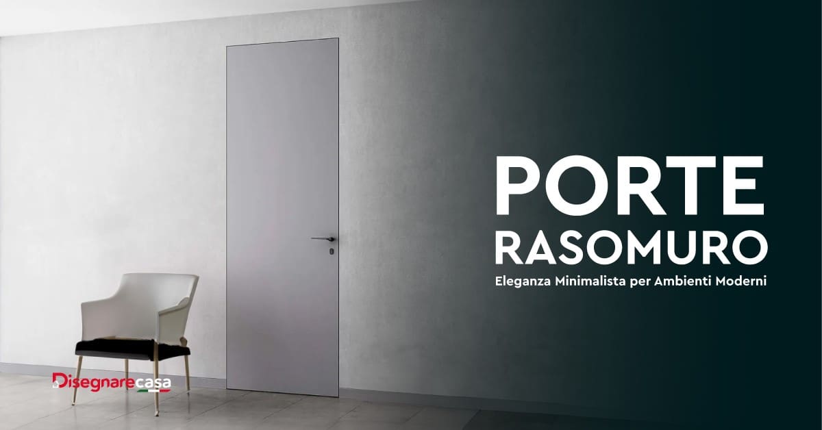 Porta raso muro: il segreto per interni moderni e minimalisti