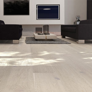 PARQUET PREFINITI – Rovere 1 Strip – Cappuccino – Verniciato Opaco Bianco –