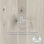 PARQUET PREFINITI – Rovere 1 Strip – Bianco – Verniciato Opaco – Spazzolato –